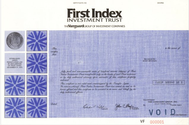 First Index Investment Trust - Certificato di acquisto
